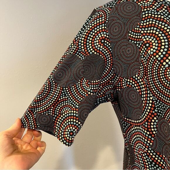 LuLaRoe short sleeve dot print casual dress - Picture 4 of 12